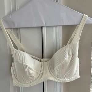 Old navy off white bikini top